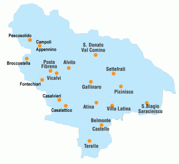 Carte de la valle de Comino