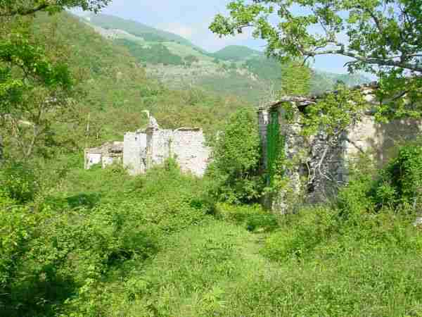 Les vestiges de La Rocca