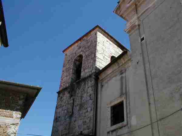 Le clocher de l'Eglise de S. Lorenzo Martire