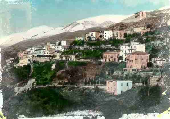 Carte postale: Panorama lato Sud, Via S. Martino (Foto Cervi, n°8)